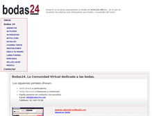 Tablet Screenshot of bodas24.com